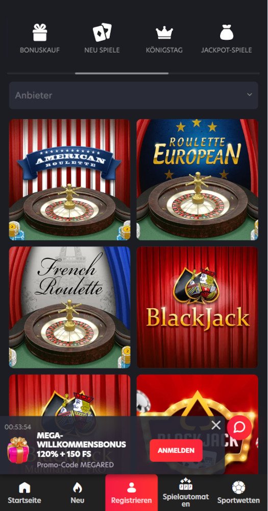 Blackjack jederzeit mobil spielen Blackjack im mobilen Casino spielen