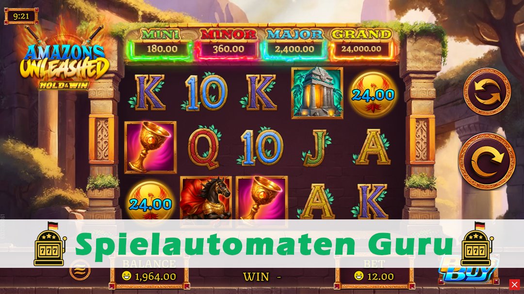 Demo des Spielautomaten Amazons Unleashed