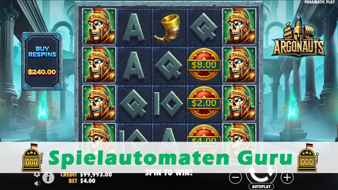 Demo des Spielautomaten Argonauts