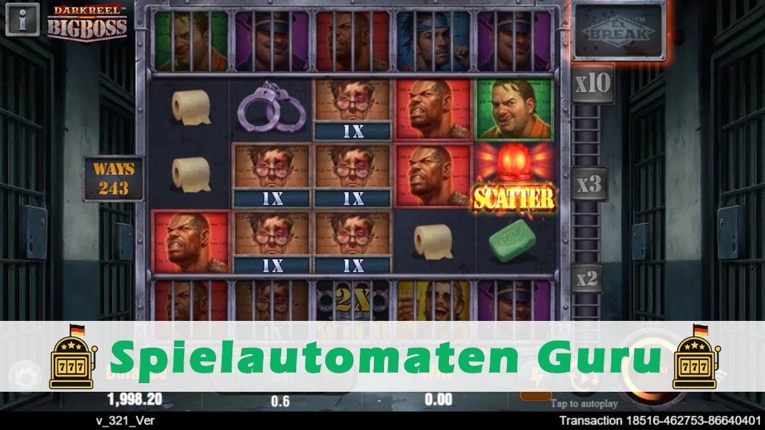 Screenshot der Demo-Version des Spiels Big Boss Demo des Spielautomaten Big Boss