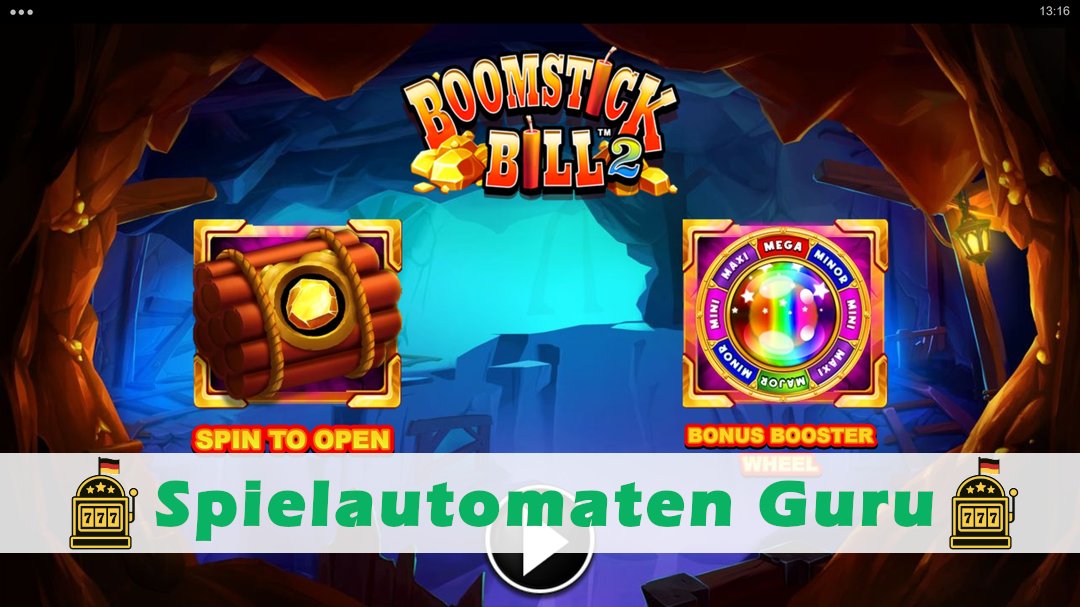 Screenshot der Demo-Version des Spiels Boomstick Bill 2 Demo des Spielautomaten Boomstick Bill 2