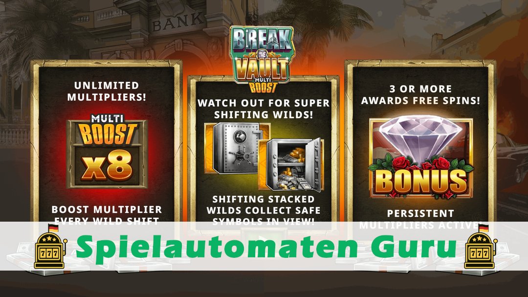 Demo des Spielautomaten Break the Vault MultiBoost