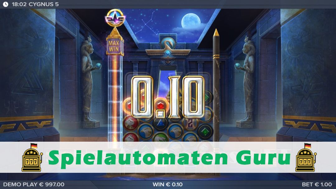 Screenshot der Demo-Version des Spiels Cygnus 5 Demo des Spielautomaten Cygnus 5