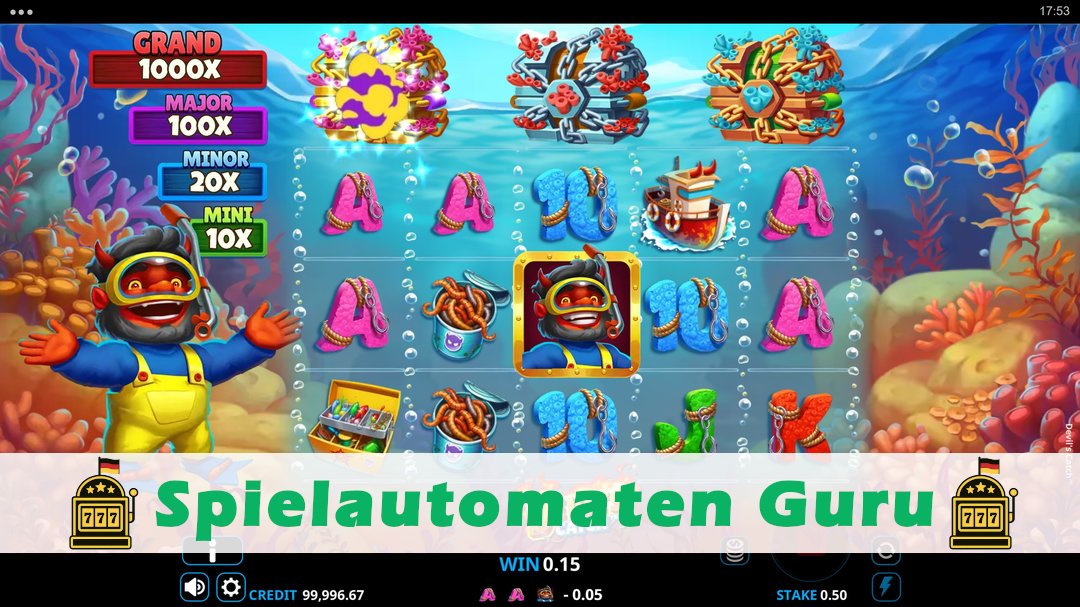 Demo des Spielautomaten Devils Catch