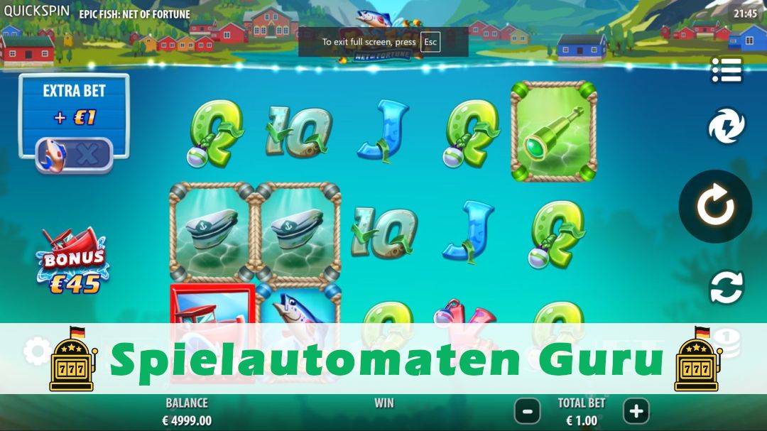 Demo des Spielautomaten Epic Fish Net of Fortune