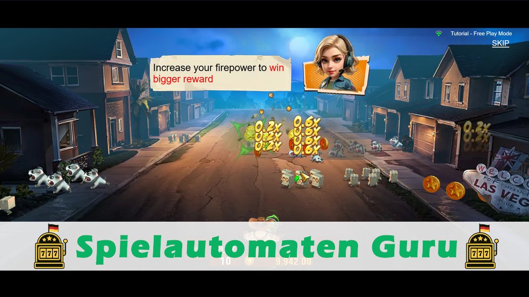Screenshot der Demo-Version des Spiels Fortune Zombie Demo des Spielautomaten Fortune Zombie