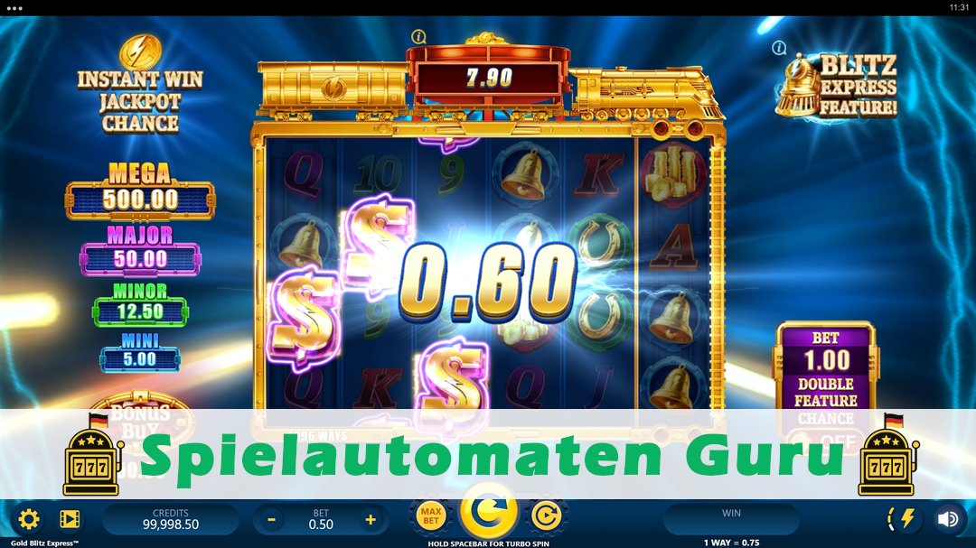 Demo des Spielautomaten Gold Blitz Express