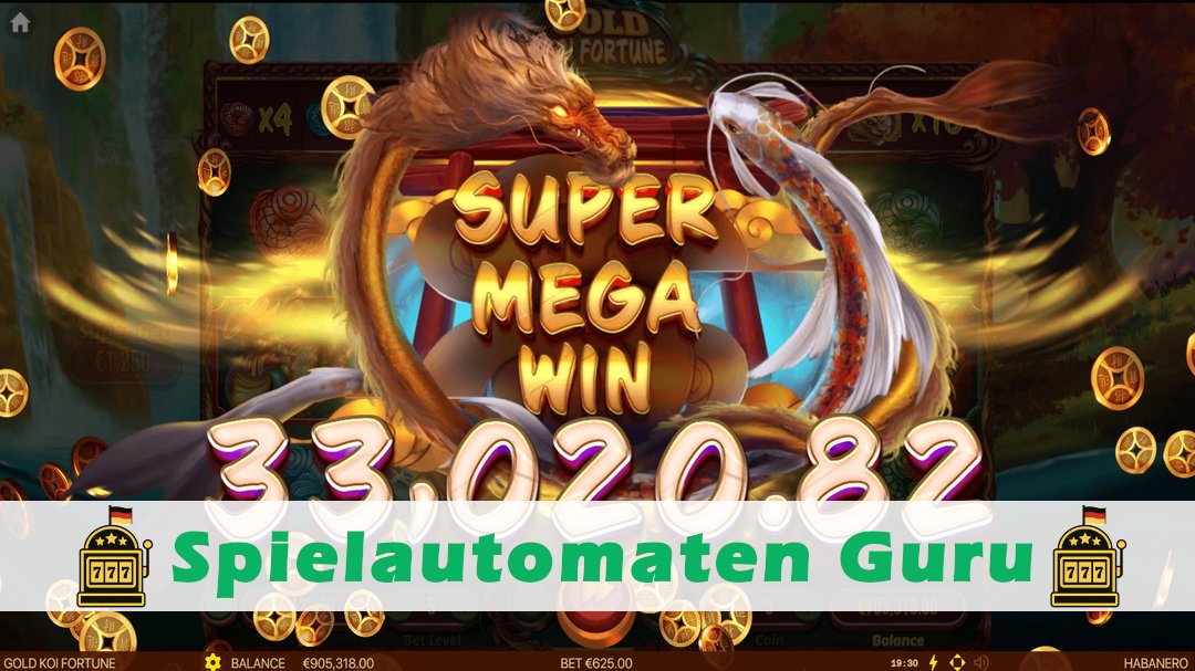 Screenshot der Demo-Version des Spiels Gold Koi Fortune Demo des Spielautomaten Gold Koi Fortune