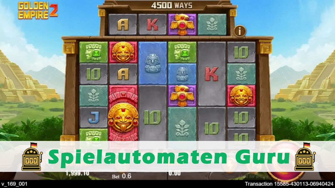 Screenshot der Demo-Version des Spiels Golden Empire 2 Demo des Spielautomaten Golden Empire 2