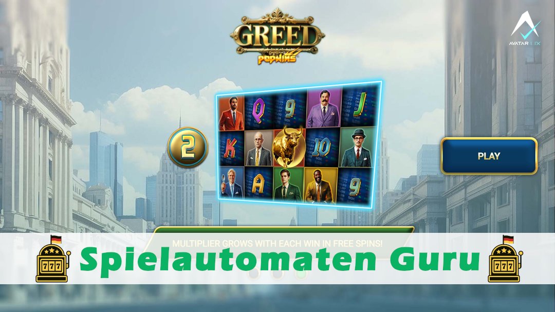 Screenshot der Demo-Version des Spiels Greed Demo des Spielautomaten Greed