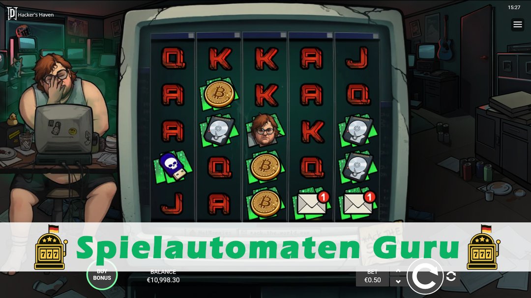 Demo des Spielautomaten Hackers Haven