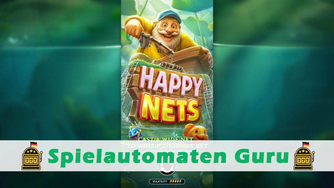 Screenshot der Demo-Version des Spiels Happy Nets Demo des Spielautomaten Happy Nets