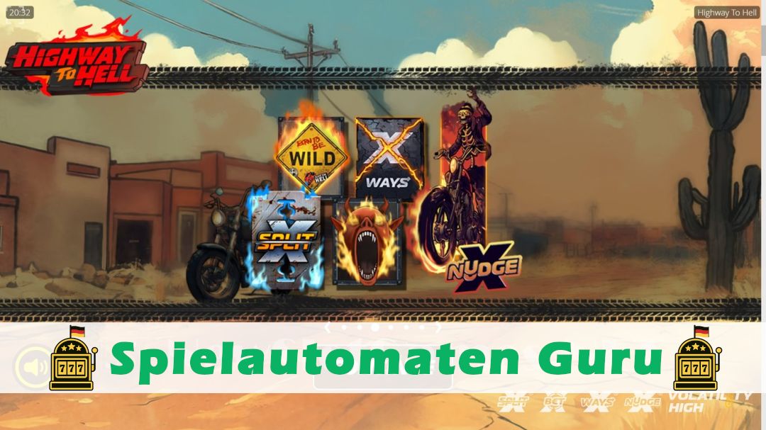 Screenshot der Demo-Version des Spiels Highway to Hell Demo des Spielautomaten Highway to Hell