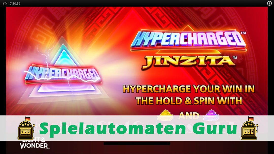 Screenshot der Demo-Version des Spiels Hypercharged Jinzita Demo des Spielautomaten Hypercharged Jinzita