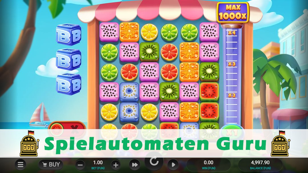 Screenshot der Demo-Version des Spiels Jumbo Juicy Demo des Spielautomaten Jumbo Juicy
