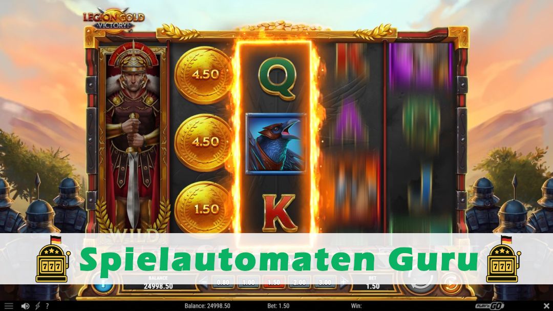 Screenshot der Demo-Version des Spiels Legion Gold Victory Demo des Spielautomaten Legion Gold Victory