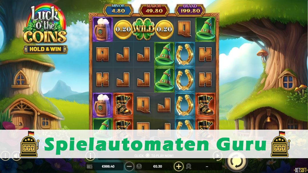 Screenshot der Demo-Version des Spiels Luck O The Coins – Hold & Win Demo des Spielautomaten Luck O The Coins – Hold & Win