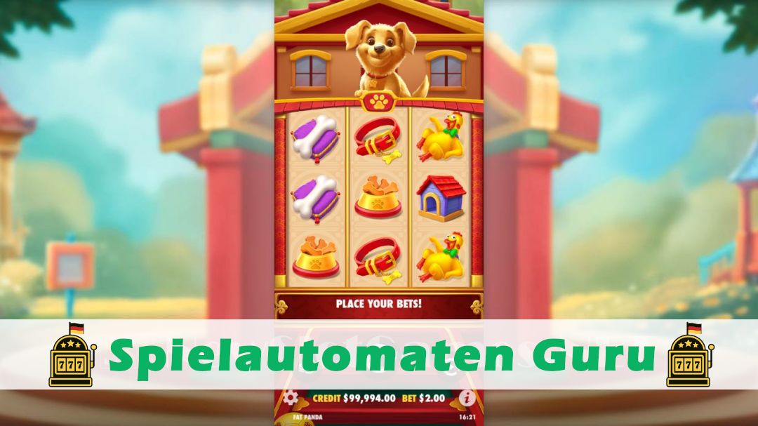 Screenshot der Demo-Version des Spiels Lucky Dog Demo des Spielautomaten Lucky Dog