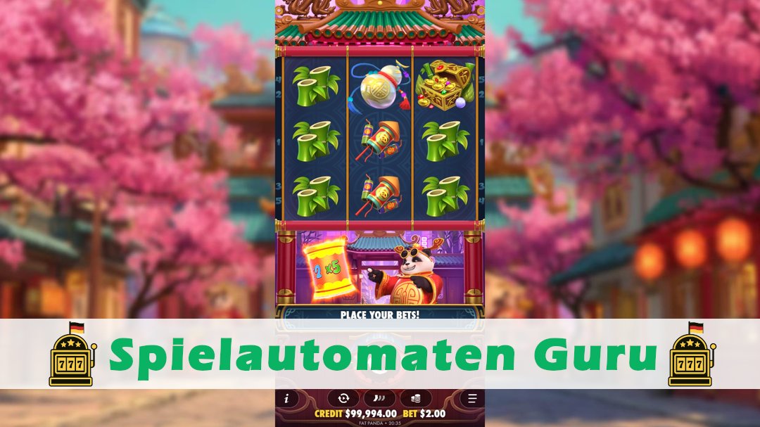 Screenshot der Demo-Version des Spiels Lucky Panda Demo des Spielautomaten Lucky Panda