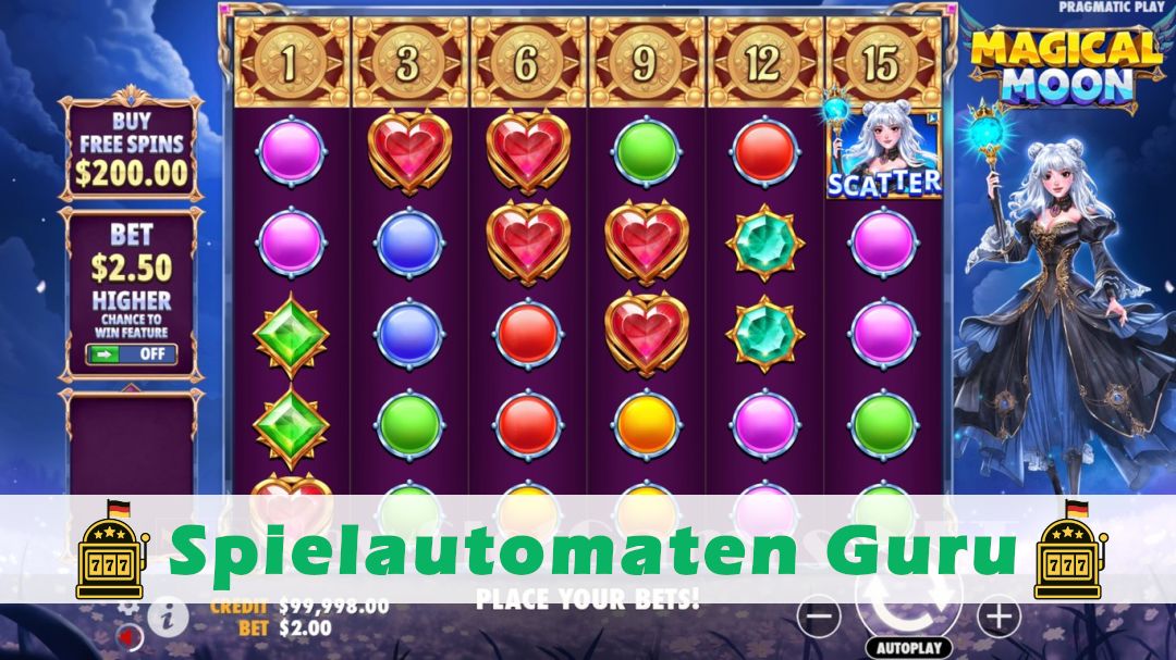 Screenshot der Demo-Version des Spiels Magical Moo Demo des Spielautomaten Magical Moo