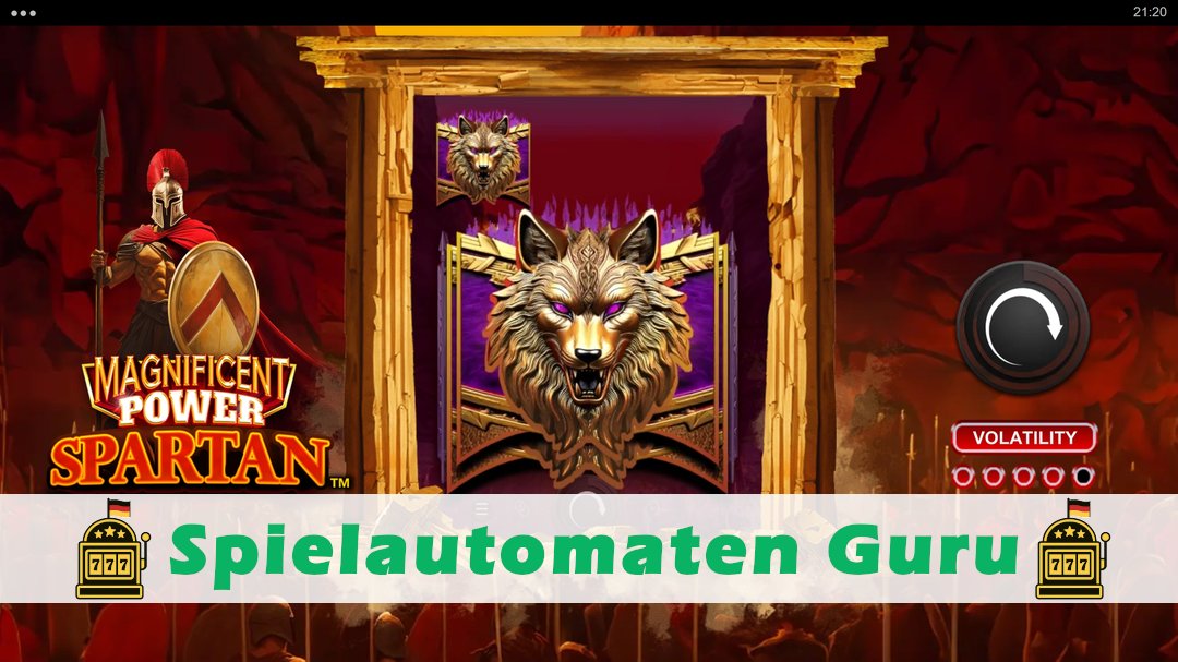Screenshot der Demo-Version des Spiels Magnificent Power Spartan Demo des Spielautomaten Magnificent Power Spartan