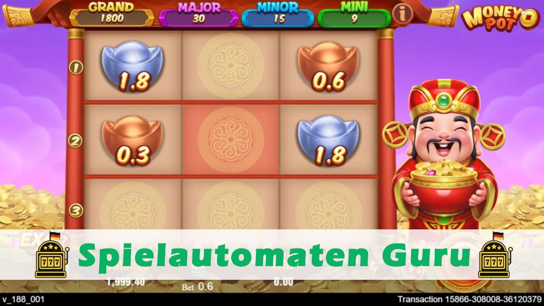 Screenshot der Demo-Version des Spiels Money Pot Demo des Spielautomaten Money Pot