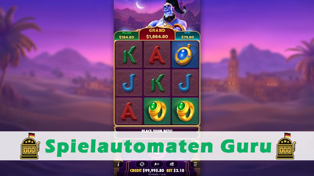 Screenshot der Demo-Version des Spiels Mystic Wishes Demo des Spielautomaten Mystic Wishes