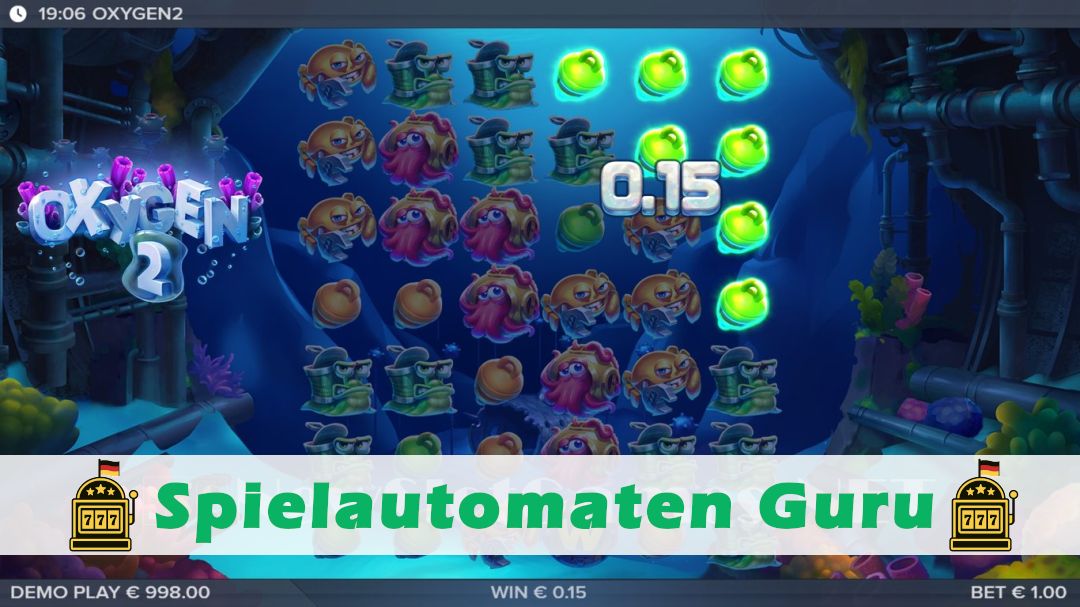 Demo des Spielautomaten Oxygen 2