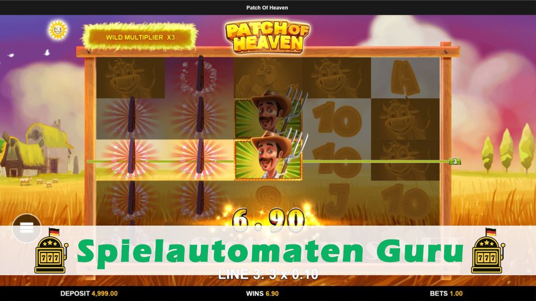 Demo des Spielautomaten Patch of Heaven