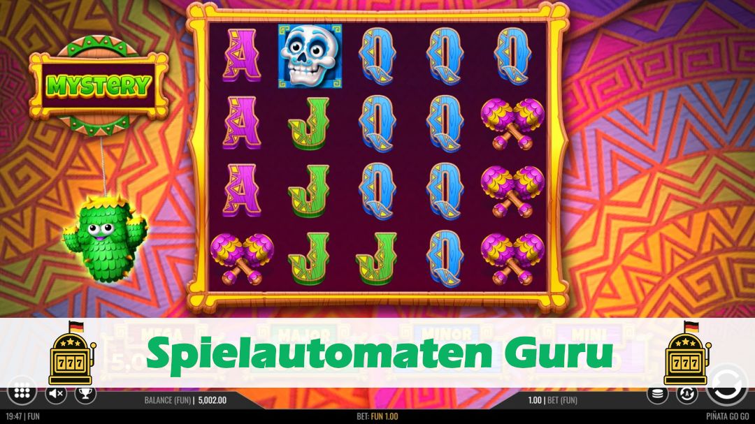 Screenshot der Demo-Version des Spiels Piñata Go Go Demo des Spielautomaten Piñata Go Go