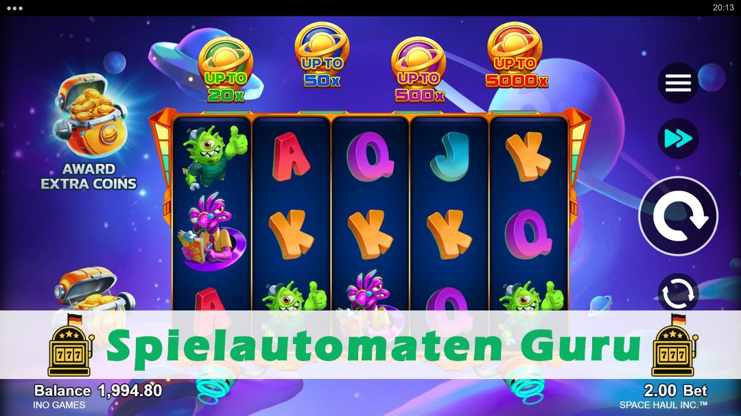 Screenshot der Demo-Version des Spiels Space Haul Inc. Demo des Spielautomaten Space Haul Inc.