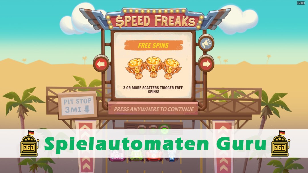 Demo des Spielautomaten Speed Freaks