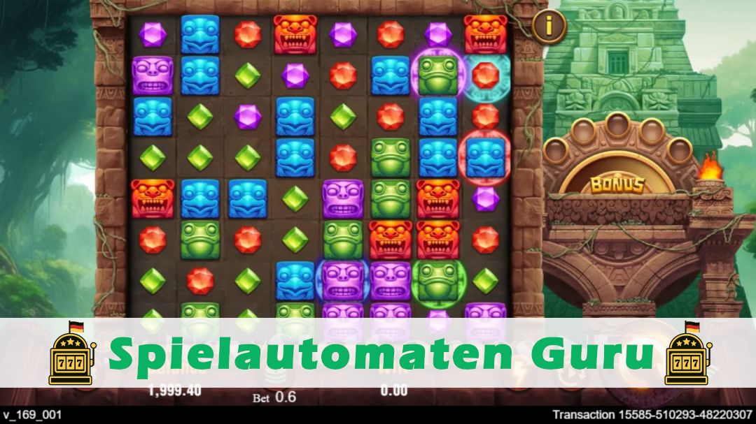 Screenshot der Demo-Version des Spiels Treasure Quest Demo des Spielautomaten Treasure Quest