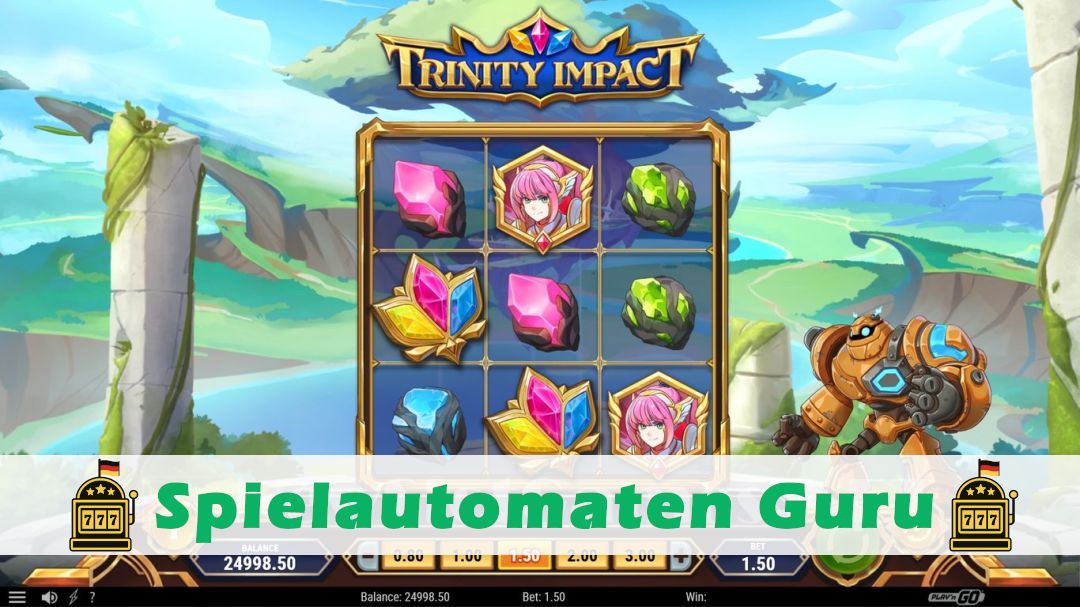 Screenshot der Demo-Version des Spiels Trinity Impact Demo des Spielautomaten Trinity Impact