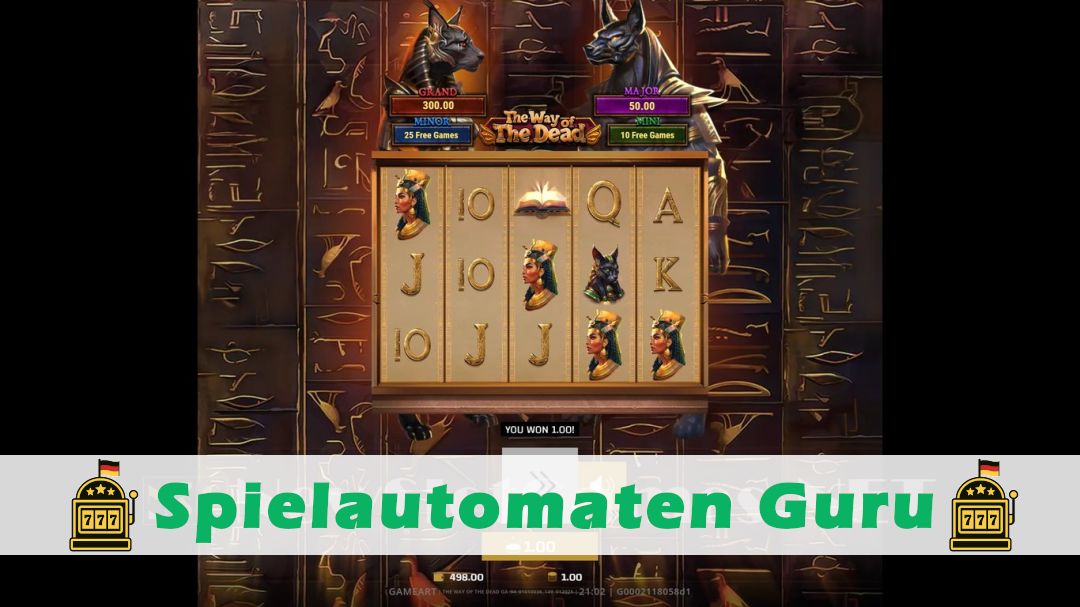 Screenshot der Demo-Version des Spiels The Way Of The Dead Demo des Spielautomaten The Way Of The Dead