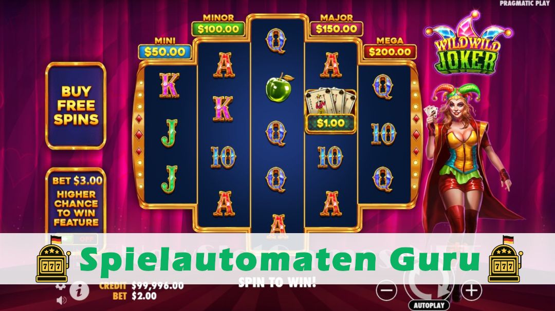 Screenshot der Demo-Version des Spiels Wild Wild Joker Demo des Spielautomaten Wild Wild Joker