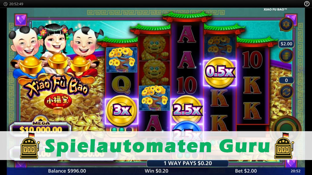 Screenshot der Demo-Version des Spiels Xiao Fu Bao Demo des Spielautomaten Xiao Fu Bao