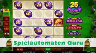 Spielautomat Symbol 25 Magic Plums (Wazdan) Slot