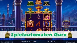 Spielautomat Symbol 3 Pots of Aladdin (Tom Horn Gaming) Slot
