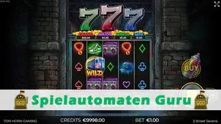 Spielautomat Symbol 3 Street Sevens (Tom Horn Gaming) Slot