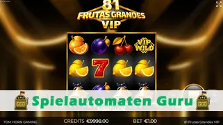 Spielautomat Symbol 81 Frutas Grandes VIP (Tom Horn) Slot