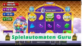 Spielautomat Symbol Candy Monster (Greentube) Slot