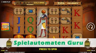 Spielautomat Symbol Eye of Horus Gold Spins Megaways (Blueprint) Slot