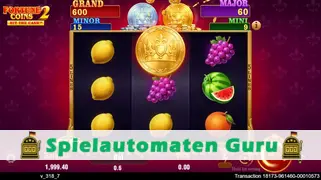 Spielautomat Symbol Fortune Coins 2 (TaDa Gaming) Slot