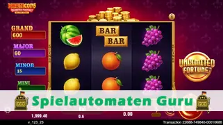 Spielautomat Symbol Fortune Coins Unlimited Fortune (TaDa Gaming) Slot
