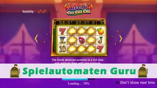 Spielautomat Symbol Fruit Cha Cha Cha (TaDa Gaming) Slot