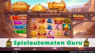 Spielautomat Symbol Gold Mine Express (TaDa Gaming) Slot