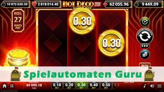 Spielautomat Symbol Hot Deco Nonstop Super Pot (Amusnet) Slot