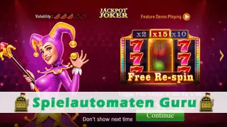 Spielautomat Symbol Jackpot Joker (TaDa Gaming) Slot