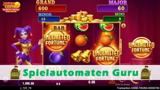 Spielautomat Symbol Joker Coins Unlimited Fortune (TaDa Gaming) Slot